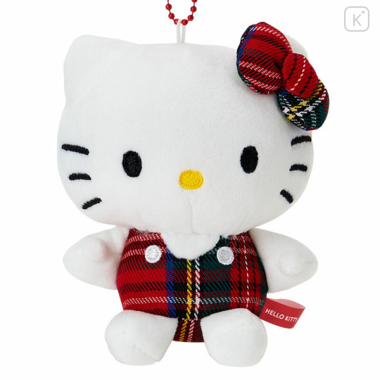 Japan Sanrio Mascot Holder - Hello Kitty : Tartan - 2