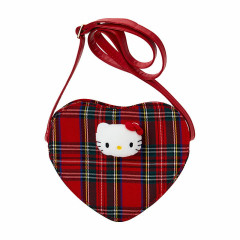 Japan Sanrio Heart Pochette - Hello Kitty : Tartan