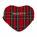Japan Sanrio Heart Pochette - Hello Kitty : Tartan - 3