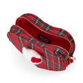 Japan Sanrio Heart Pochette - Hello Kitty : Tartan - 4