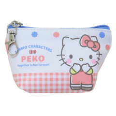 Japan Sanrio × Peko Chan Triangular Mini Pouch - Hello Kitty : Candy