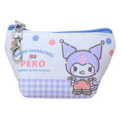 Japan Sanrio × Peko Chan Triangular Mini Pouch - Kuromi : Candy