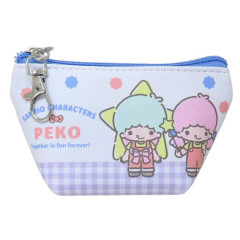 Japan Sanrio × Peko Chan Triangular Mini Pouch - Little Twin Stars : Candy