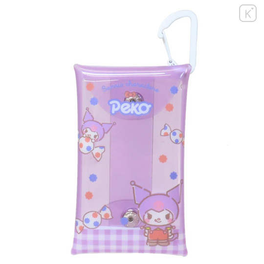 Japan Sanrio × Peko Chan Clear Multi Case (S) - Kuromi : Candy - 1