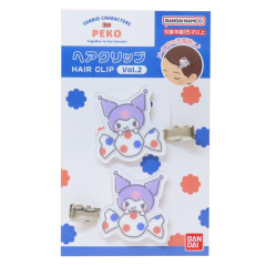 Japan Sanrio × Peko Chan Acrylic Hair Clip - Kuromi : Candy