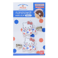 Japan Sanrio × Peko Chan Acrylic Hair Clip - Hello Kitty : Candy
