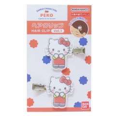 Japan Sanrio × Peko Chan Acrylic Hair Clip - Hello Kitty : Yummy