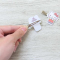 Japan Sanrio × Peko Chan Acrylic Hair Clip - Hello Kitty : Yummy - 2