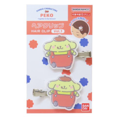 Japan Sanrio × Peko Chan Acrylic Hair Clip - Pompompurin : Yummy