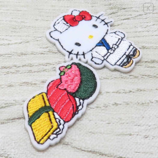 Japan Sanrio Patch Fluffy Embroidery Sticker For Cloth Surface - Hello Kitty : Shop Owner Sushi - 2