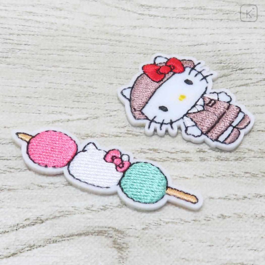 Japan Sanrio Patch Fluffy Embroidery Sticker For Cloth Surface - Hello Kitty : Shop Owner Japanese Sweets - 2