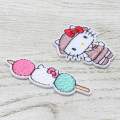 Japan Sanrio Patch Fluffy Embroidery Sticker For Cloth Surface - Hello Kitty : Shop Owner Japanese Sweets - 2