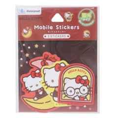 Japan Sanrio Luminous Moblie Sticker Set - Hello Kitty & Tiny Chum : Glow in the Dark