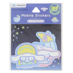 Japan Sanrio Luminous Moblie Sticker Set - Cinnamoroll : Glow in the Dark