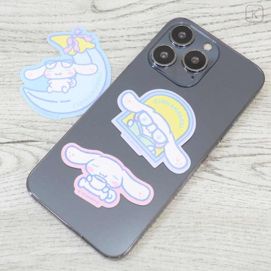 Japan Sanrio Luminous Moblie Sticker Set - Cinnamoroll : Glow in the Dark - 2