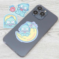 Japan Sanrio Luminous Moblie Sticker Set - Hangyodon : Glow in the Dark - 2