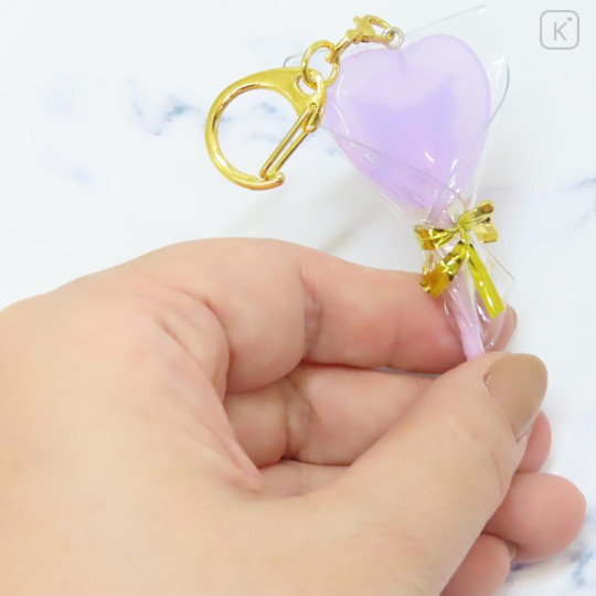 Japan Sanrio Mascot Keychain - Kuromi : Lollipop Candy - 2