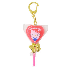 Japan Sanrio Mascot Keychain - Hello Kitty : Lollipop Candy