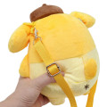 Japan Sanrio Fluffy Pochette Shoulder Crossbody Bag - Pompompurin : Tan Swimsuit Party - 2