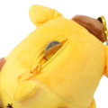 Japan Sanrio Mini Plush Pouch with Carabiner - Pompompurin : Tan Swimsuit Party - 3