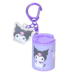 Japan Sanrio Coin Case Keychain - Kuromi : Purple