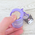 Japan Sanrio Coin Case Keychain - Kuromi : Purple - 2