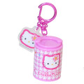 Japan Sanrio Coin Case Keychain - Hello Kitty : Y2k Houndstooth - 1