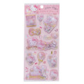Japan Sanrio Shake Shake Capsule Seal Sticker - Hello Kitty : Party 3D - 1