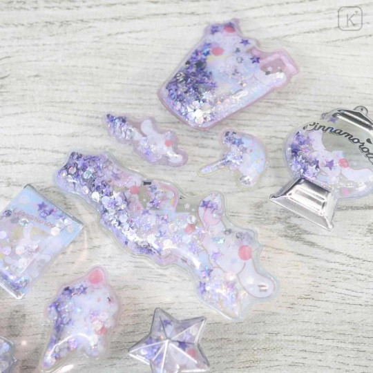 Japan Sanrio Shake Shake Capsule Seal Sticker - Cinnamoroll : Party 3D - 2