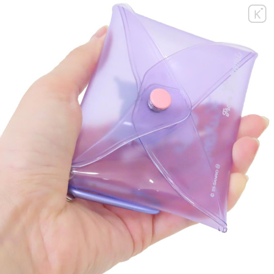 Japan Sanrio Clear Multi Case (SS) - Kuromi : Light Purple - 2