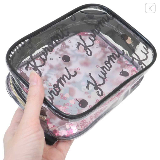 Japan Sanrio Shake Shake Sequins Clear Pouch - Kuromi : Netflix - 2