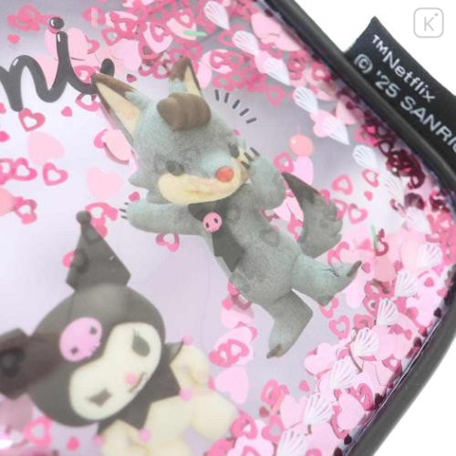 Japan Sanrio Shake Shake Sequins Clear Pouch - Kuromi : Netflix - 4