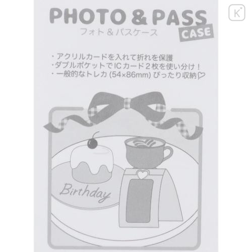 Japan Sanrio Pass Case Card Holder with Coil - Kuromi & My Melody : Netflix Pink - 4