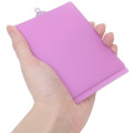 Japan Sanrio Pass Case Card Holder with Coil - Kuromi & My Melody : Netflix Purple - 2