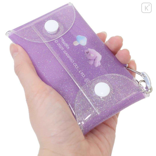 Japan Sanrio Clear Multi Case (S) - Kuromi : Netflix Glitter - 2
