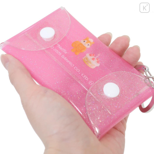 Japan Sanrio Clear Multi Case (S) - My Melody & My Sweet Piano : Netflix Glitter - 2