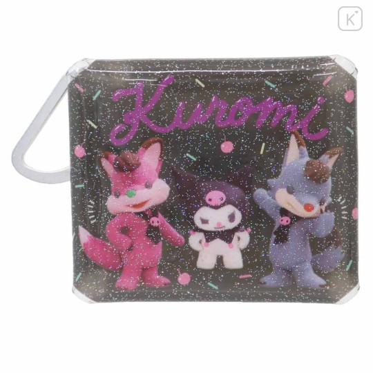 Japan Sanrio Clear Multi Case (SS) - Kuromi : Netflix Glitter - 1