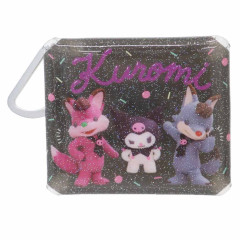 Japan Sanrio Clear Multi Case (SS) - Kuromi : Netflix Glitter