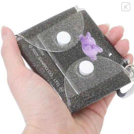 Japan Sanrio Clear Multi Case (SS) - Kuromi : Netflix Glitter - 2