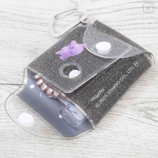 Japan Sanrio Clear Multi Case (SS) - Kuromi : Netflix Glitter - 3