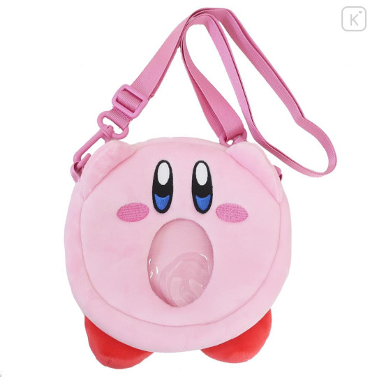Japan Kirby Face-shaped Shoulder Bag - Kirby : Inhale - 1