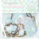 Japan Sanrio Die-cut Flake Seal Sticker Pack - Hangyodon : Ribbon