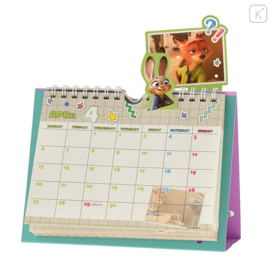 Japan Disney Store Desk Calendar - Zootopia : 2026 - 4