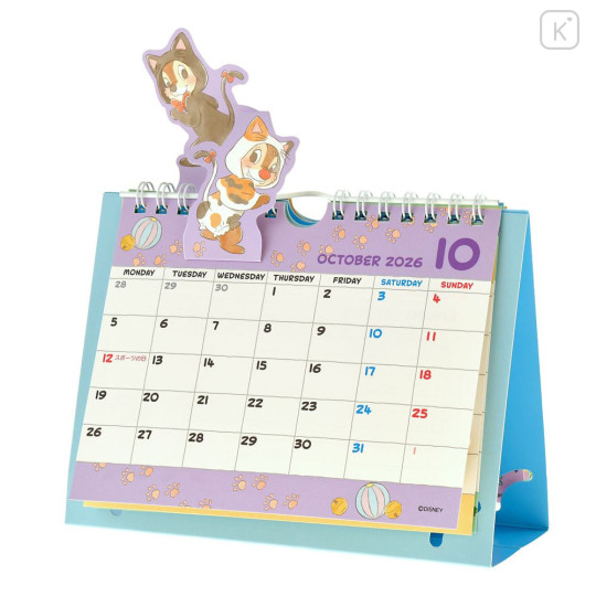 Japan Disney Store Desk Calendar - Chip & Dale : Costume 2026 - 6