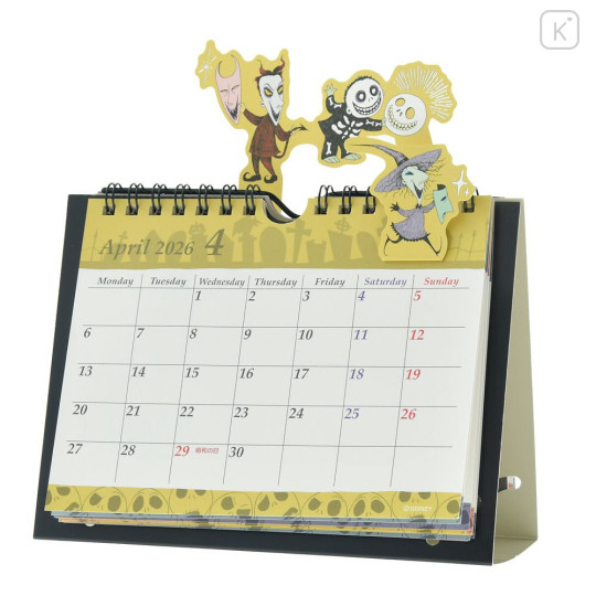 Japan Disney Store Desk Calendar - Tim Burton's The Nightmare Before Christmas : 2026 - 4