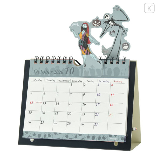 Japan Disney Store Desk Calendar - Tim Burton's The Nightmare Before Christmas : 2026 - 5