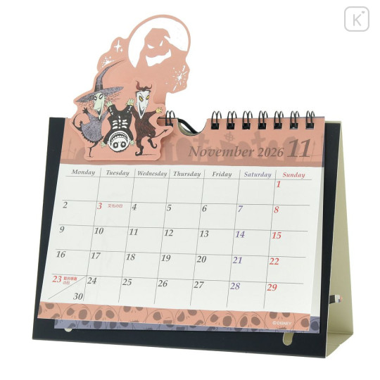 Japan Disney Store Desk Calendar - Tim Burton's The Nightmare Before Christmas : 2026 - 6