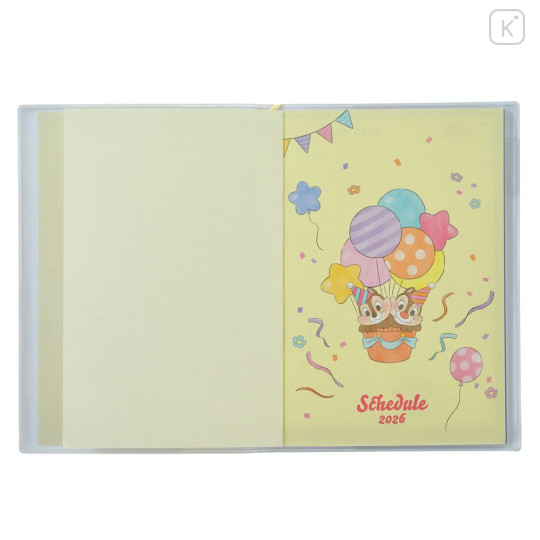 Japan Disney Store B6 Planner Monthly Schedule Book - Chip & Dale : Costume 2026 - 5
