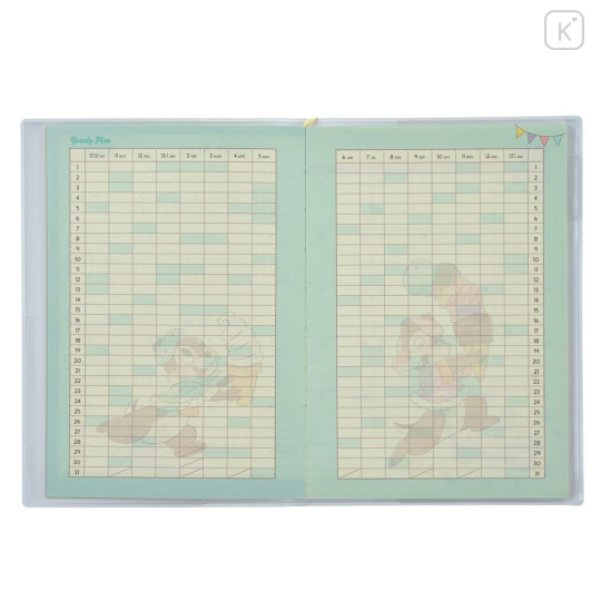 Japan Disney Store B6 Planner Monthly Schedule Book - Chip & Dale : Costume 2026 - 7