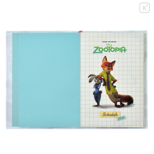 Japan Disney Store B6 Planner Monthly Schedule Book - Zootopia : 2026 - 6
